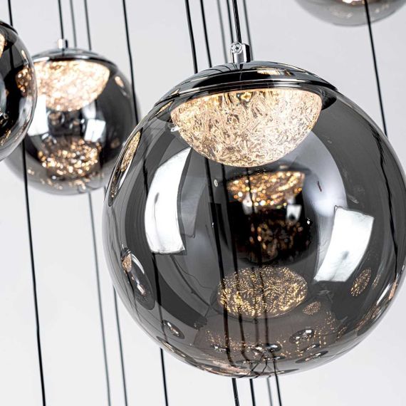 Подвесная люстра MODELUX ML.2338.25 BK-CR