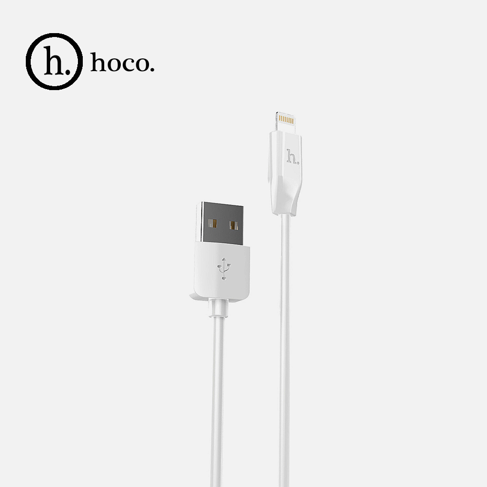 Кабель HOCO X1 USB-Lightning 2.4А 1м PVC White