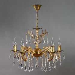 2118/5 AB Leaf crystal Люстра