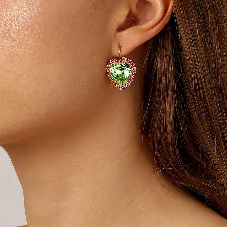 Серьги Dyrberg Kern FELICIA SG GREEN / ROSE 420055