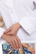 Рубашка "Каталина" (вайт) Б8067 LT Collection (Акция)