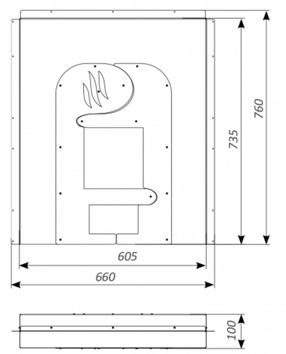 Портал межстеновой Long утепленный