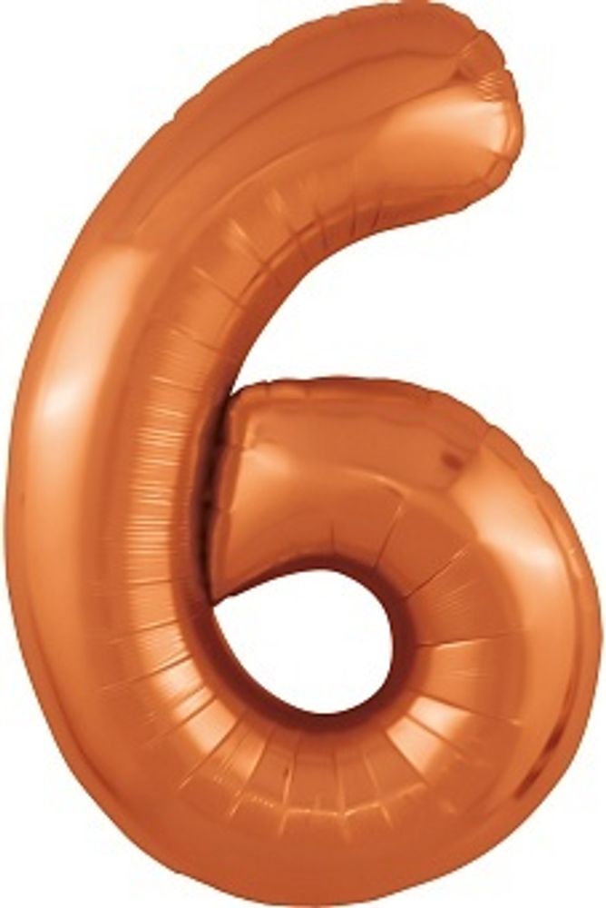 AGURA Цифра SLIM 6 ПАПАЙЯ в упак./225293