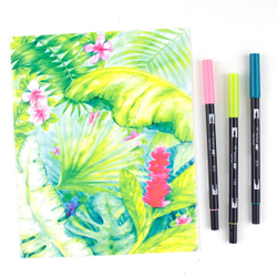 Набор Tombow AB-T Dual Brush 6 Tropical