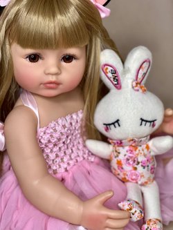 Кукла Реборн виниловая 48см в пакете (FA-063)