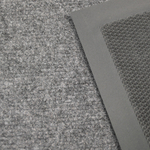 Коврик влаговпитывающий ребристый 100*200см, серый