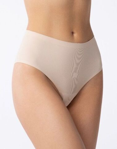 Трусики-стринги с высокой линией талии Stringi Maxi (Размер: M) (Цвет: телесный)