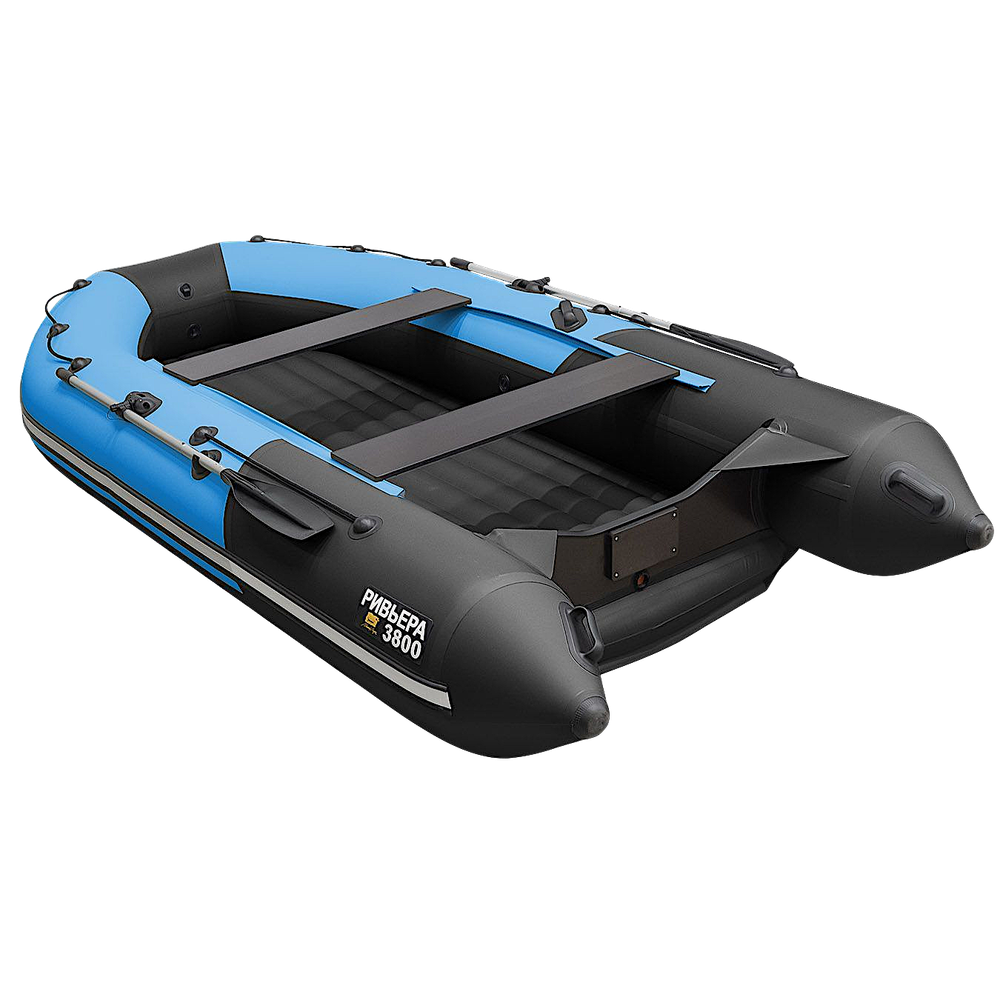 Лодка ПВХ Мастер Лодок Ривьера Компакт 3800НДНД "Комби" -