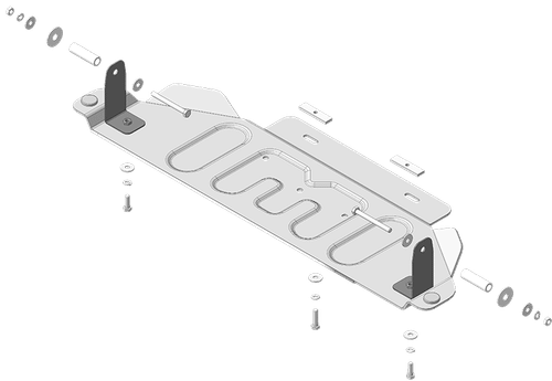 Защита Разд. коробки. 5 мм, Алюминий. для Dodge Ram 1500 2024-н.в., Motodor.32918