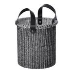 Корзина для хранения sustainable collection, D22х23 см, черная