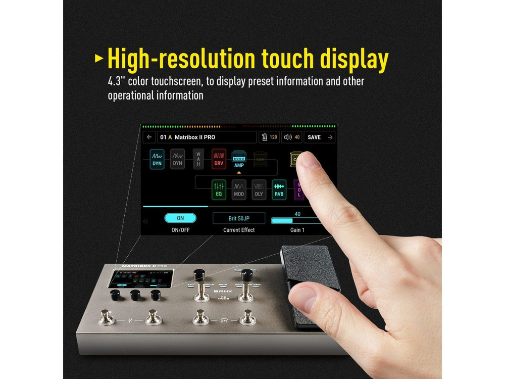 Гитарный процессор Sonicake Matribox II Pro QME-200