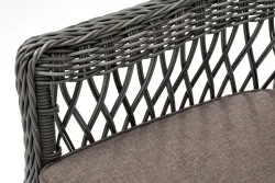 "Сицилия" плетеный стул из искусственного ротанга, цвет графит