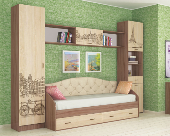 Шкаф-пенал ОРИОН с ящиками