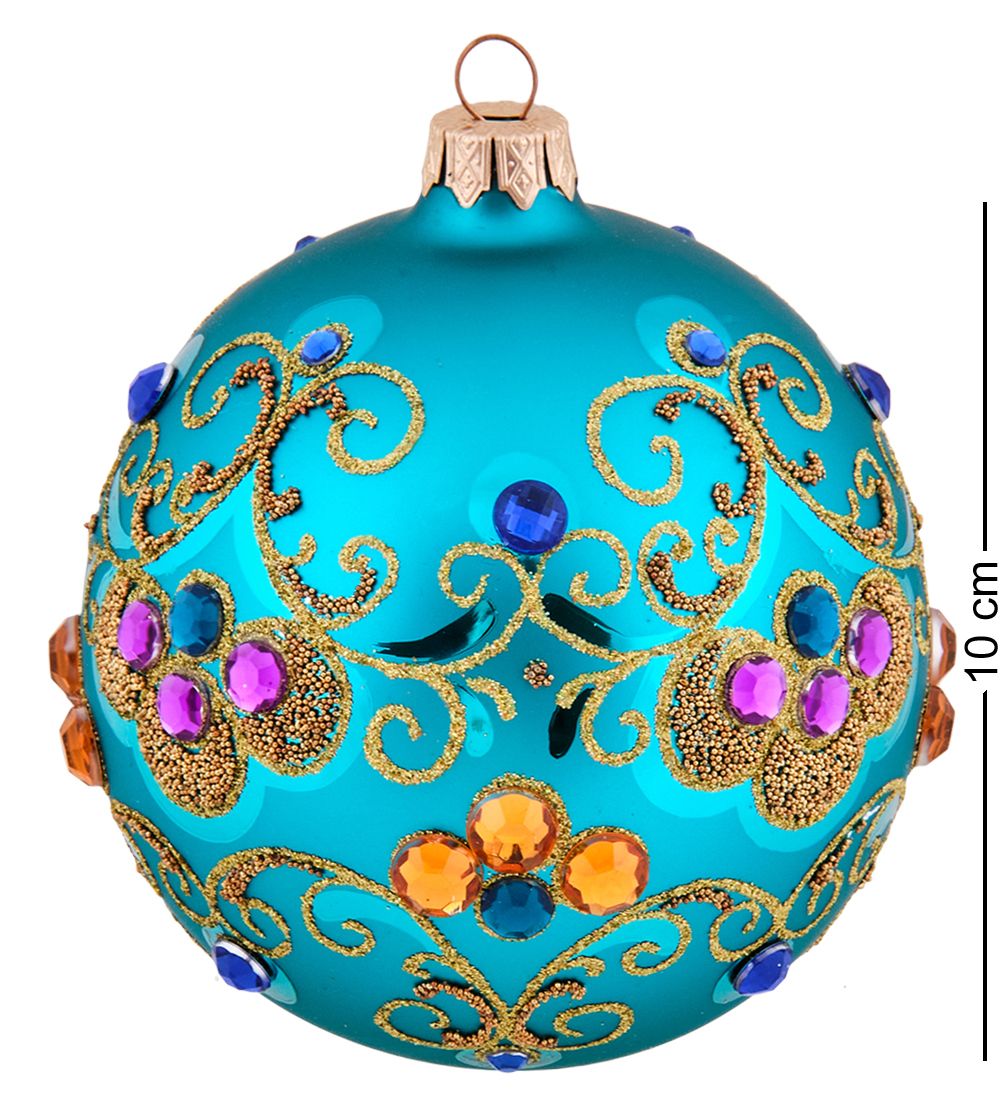 Элита НФШ-1692 Ел.украшение Шар «Самоцветы» 100 мм