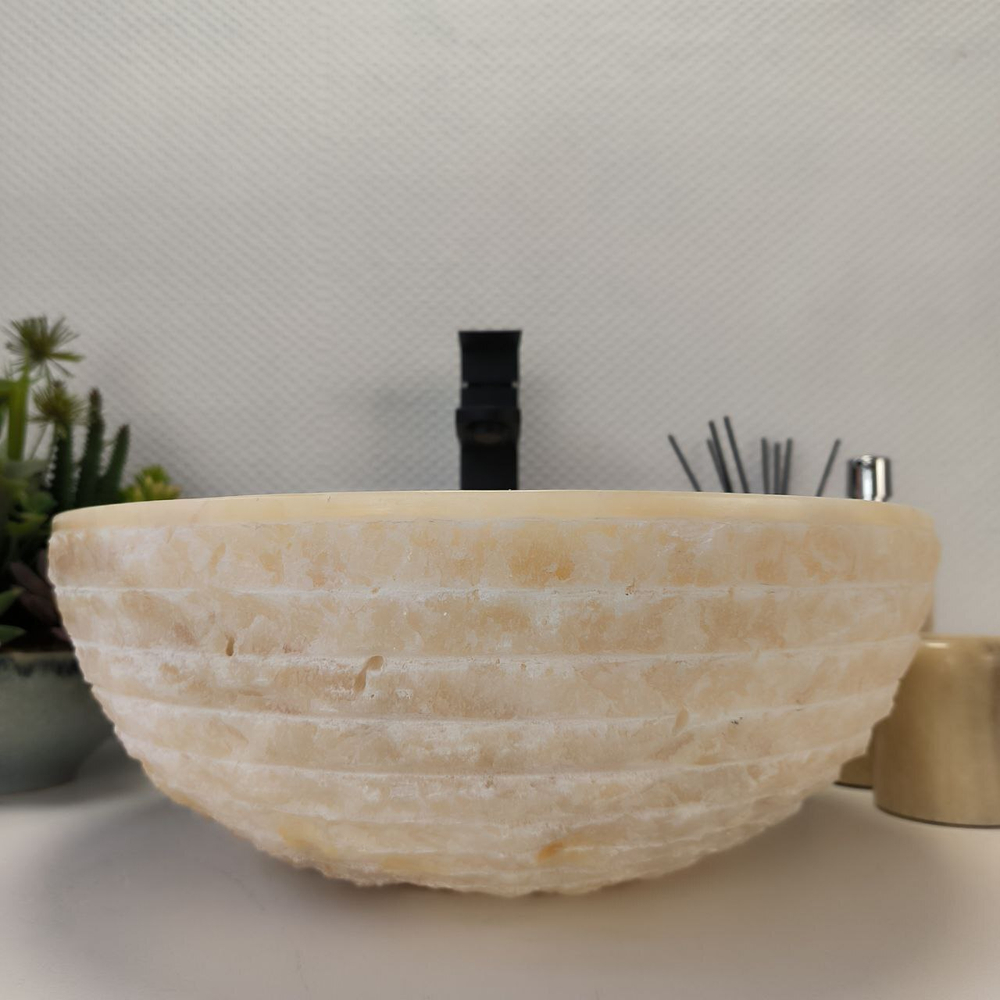 Раковина из оникса Bowl Yellow Marmo BO-63041 40*40*15 20
