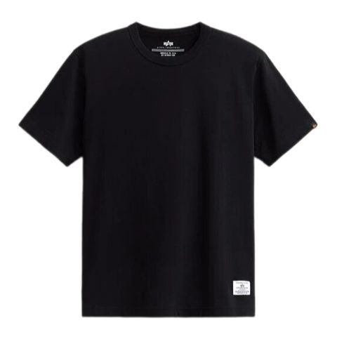 Футболка Alpha Industries Essential Relaxed Tee Black (Черный)
