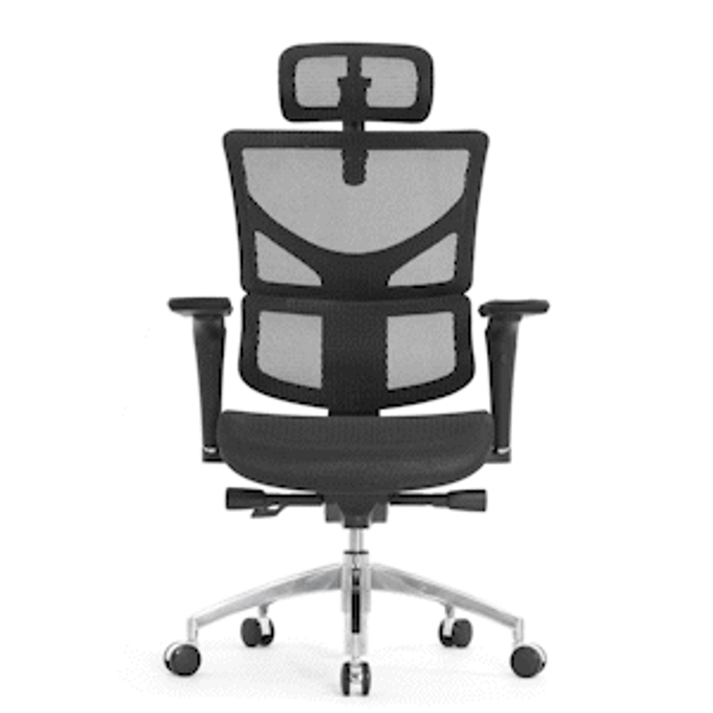 Кресло EXPERT 2 SAIL- ART SAS-M01 (подлокотник 6D(360), подголовник 5D, сетка черная / каркас черн)