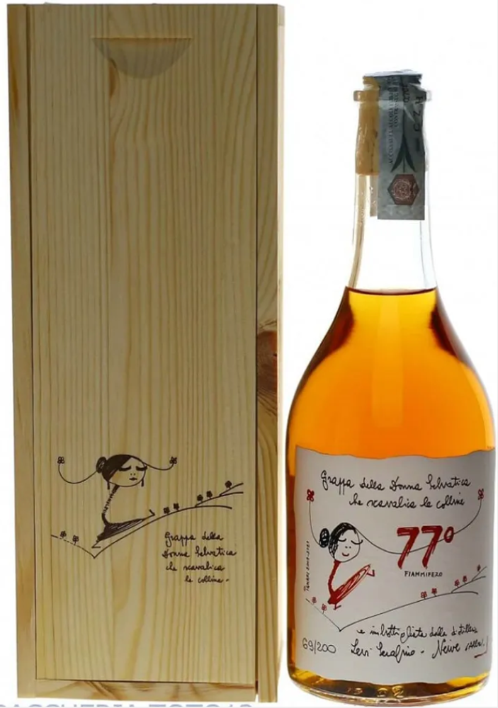 Levi Serafino, Grappa Ambrata Fiammifero 0,7