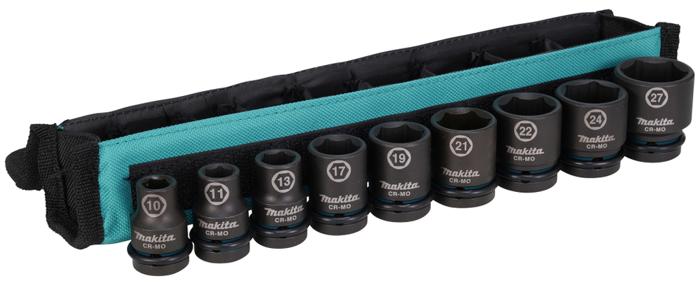 Набор ударных торцовых головок Makita Impact Black 1/2" E-16617