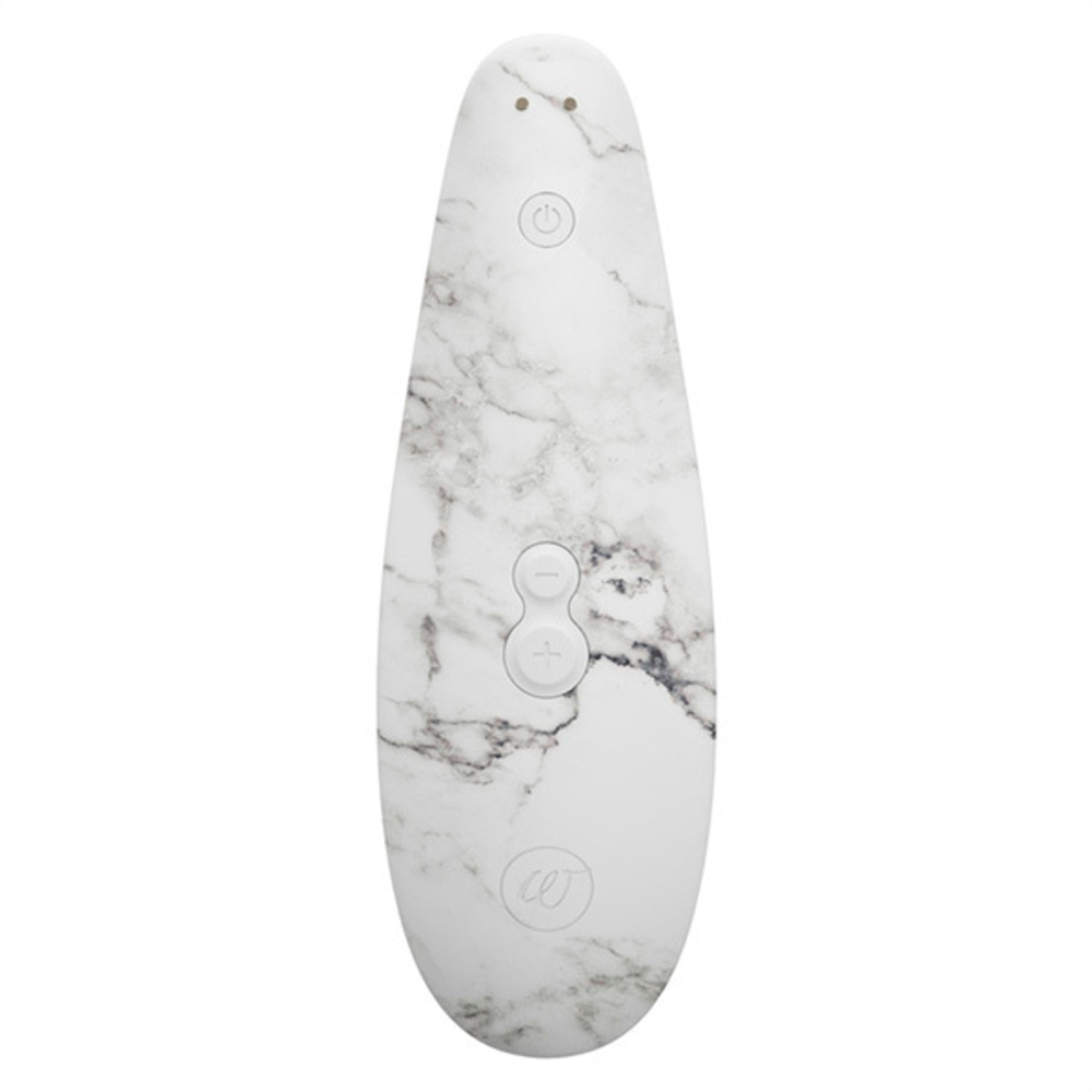Мраморно-белый бесконтактный стимулятор для клитора Womanizer Classic 2 Marilyn Monroe White Marble WZ222SG2
