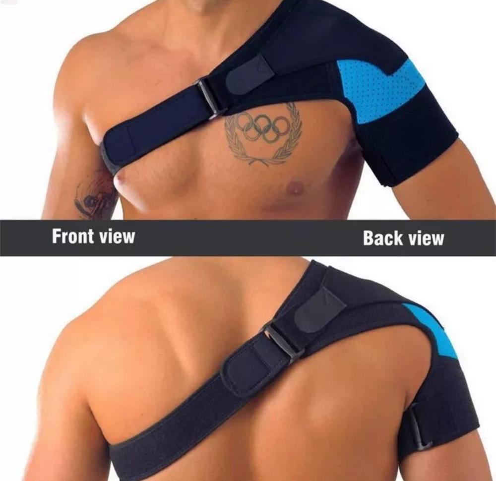 Бандаж на плечо, плечевой сустав, универсальный размер, регулируемая степень фиксации