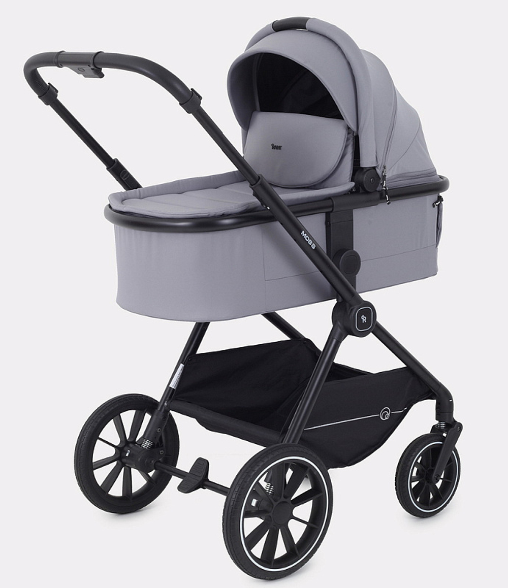 Детская коляска Rant Moss 3 в 1 с автокреслом Rant Cruise Black Classic Grey