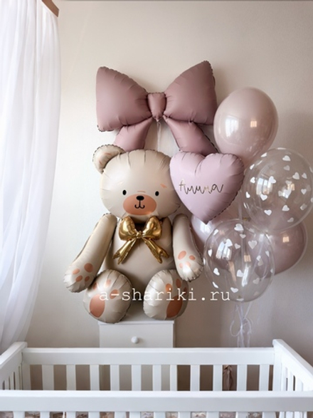 Нежная композиция с мишкой