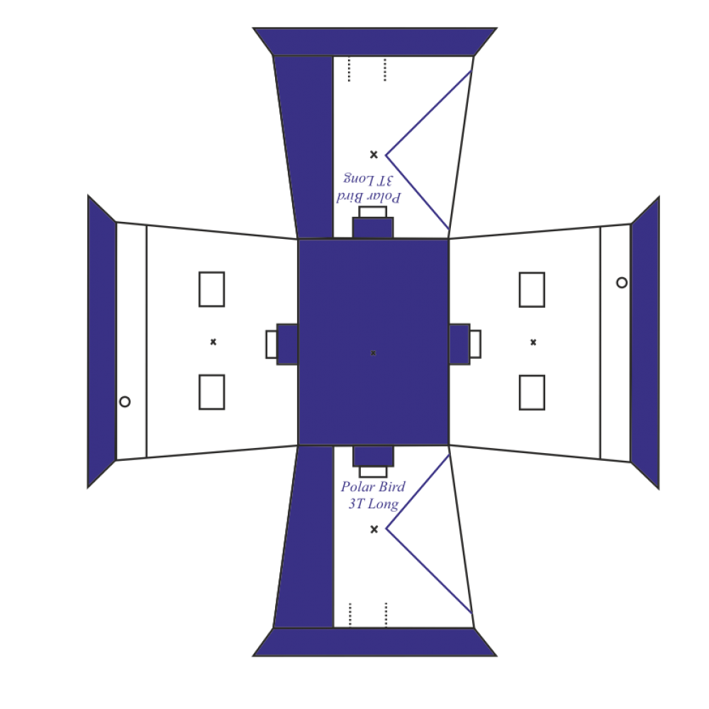 ЗИМНЯЯ ПАЛАТКА POLAR BIRD 3T LONG КОМПАКТ