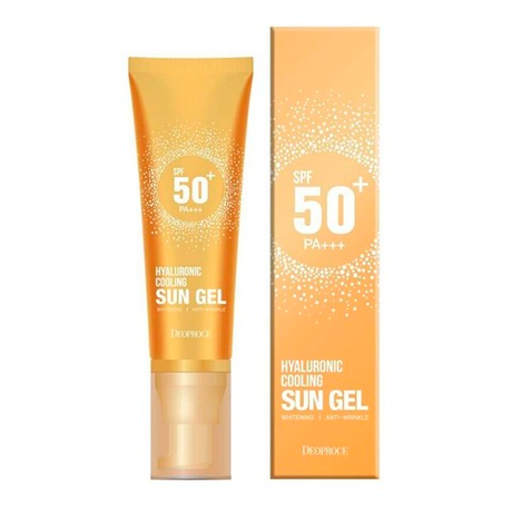 Солнцезащитный гель Deoproce Hyaluronic Cooling Sun Gel SPF 50+ PA+++ 50 мл