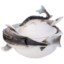 ИКОРНИЦА LEFARD "ОСЁТР" 12,5*11 СМ, С ЛОЖЕЧКОЙ (КОР=24ШТ.)