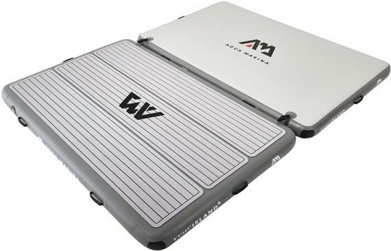 Водяная надувная платформа Aquamarina ISLAND - Inflatable Air Platform (2.5x1.6m/15cm) ( арт. BT-I250 )