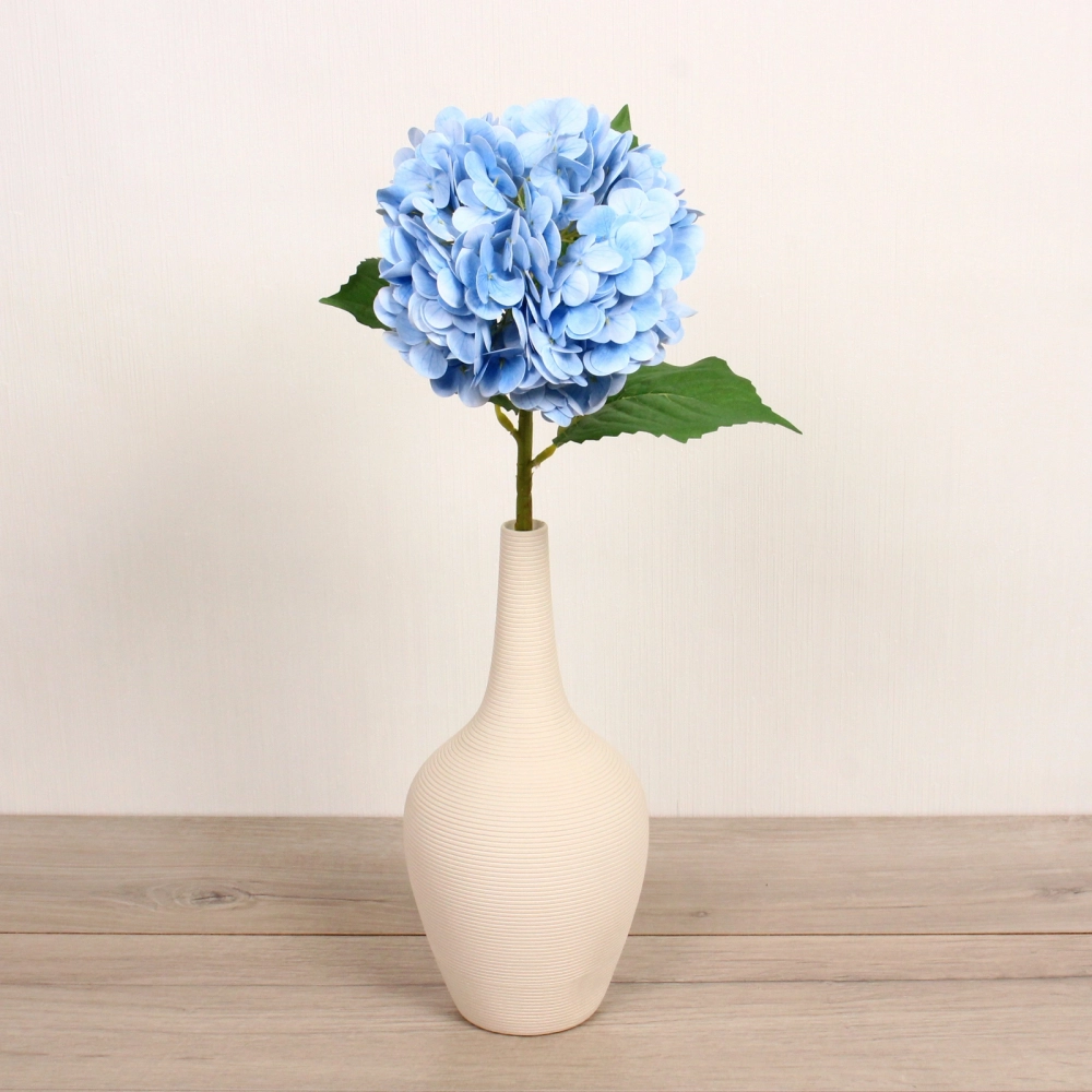 Цветок искусственный «Natur» 46см Гортензия голубая