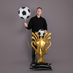 Шар 3D (59''/150 см) Фигура на подставке, Кубок Чемпиона, Футбольный мяч