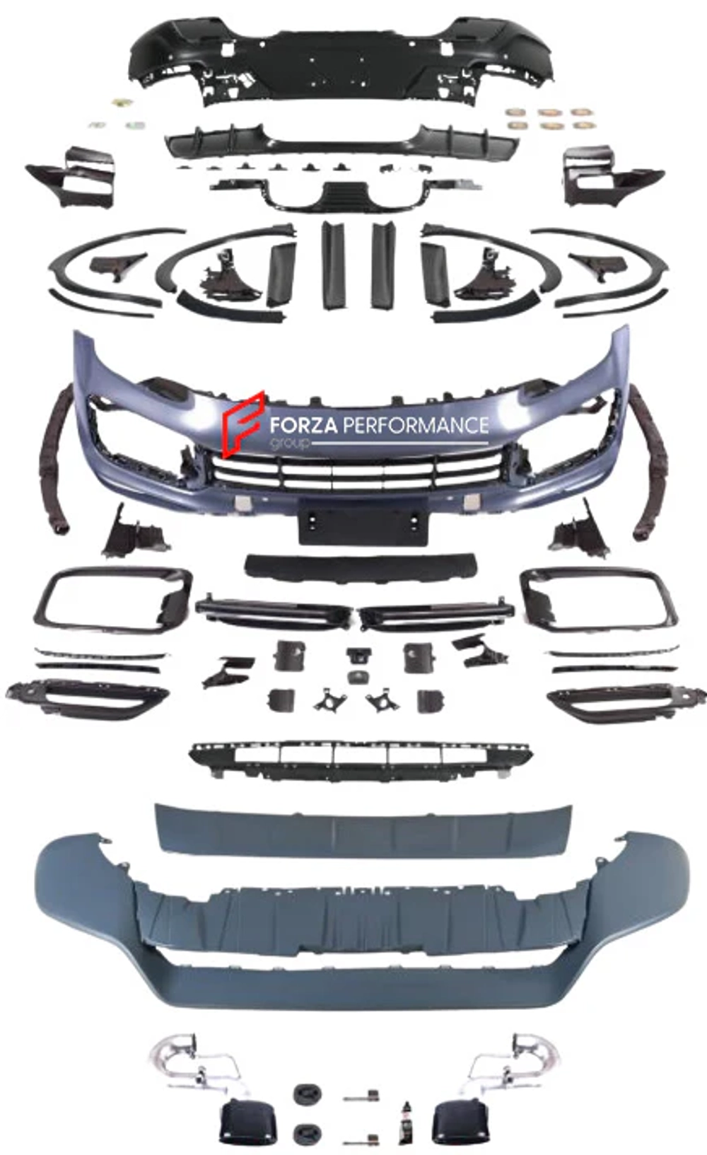 Обвес в стиле Turbo GT для PORSCHE CAYENNE 9Y0.1 2018–2023