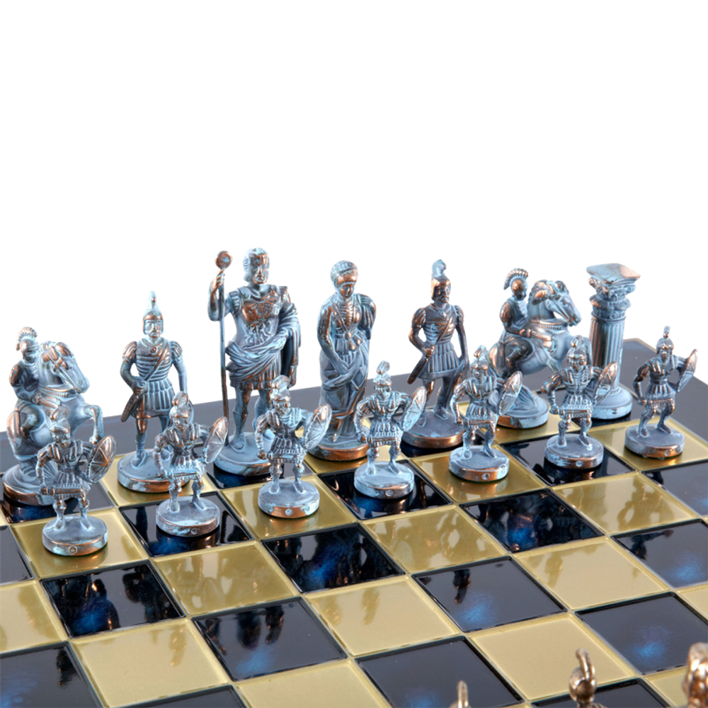Manopoulos Шахматы металлические эксклюзивные "Греко-Романский Период"