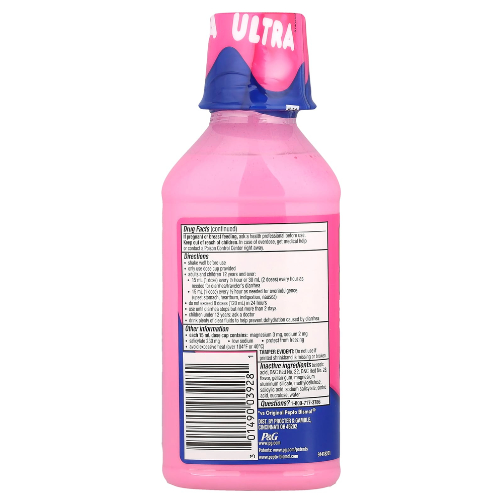Pepto Bismol, Pepto Bismol® Ultra, 354 мл (12 жидк. Унций)