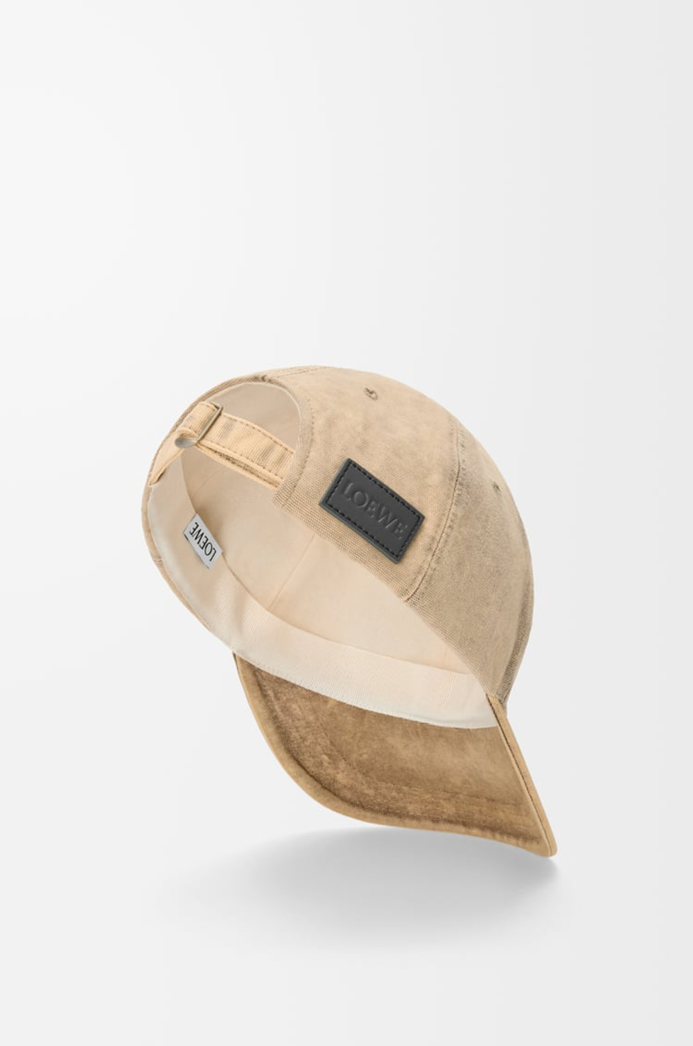 Loewe Кепка из джинсовой ткани, бежевый
