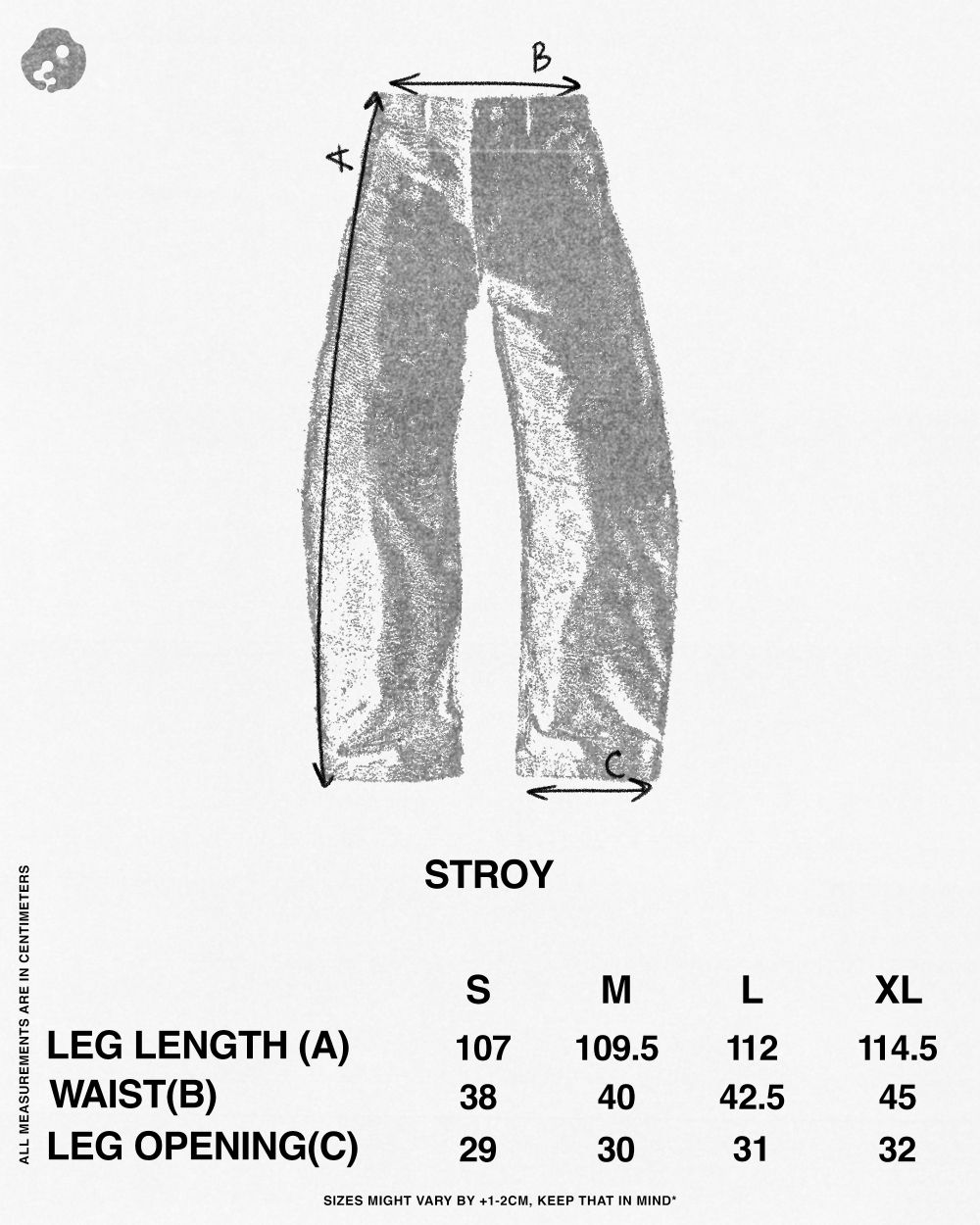 STROY canvas pants
