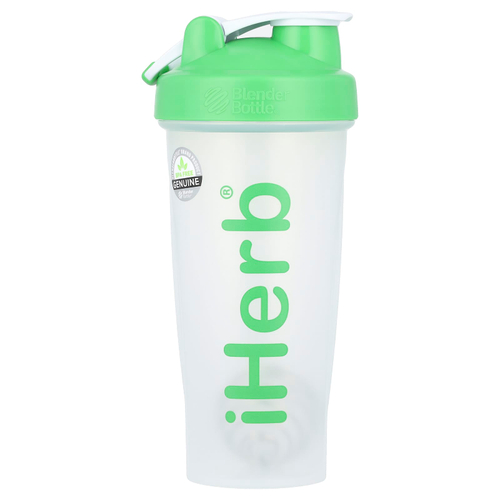 iHerb Goods, бутылка-шейкер с шариком для смешивания, зелёный цвет, 28 унций