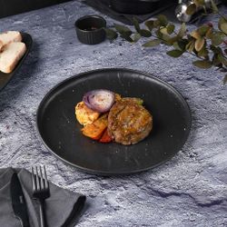 Тарелка с бортом d 27 см h3 см Black Raw Stellar P.L. Proff Cuisine [3]
