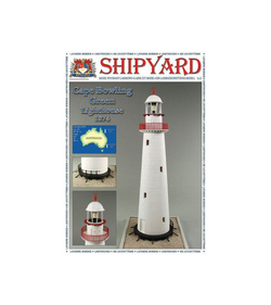 Сборная картонная модель Shipyard маяк Cape Bowling Green Lighthouse (№61), 1/72