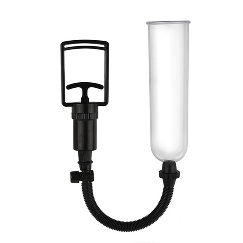 Вакуумная помпа Penis Pump (Цвет: прозрачный с черным)