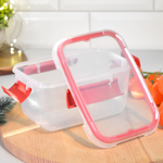 Контейнер 0,75л герметичный "Butterfly bright" (красный)