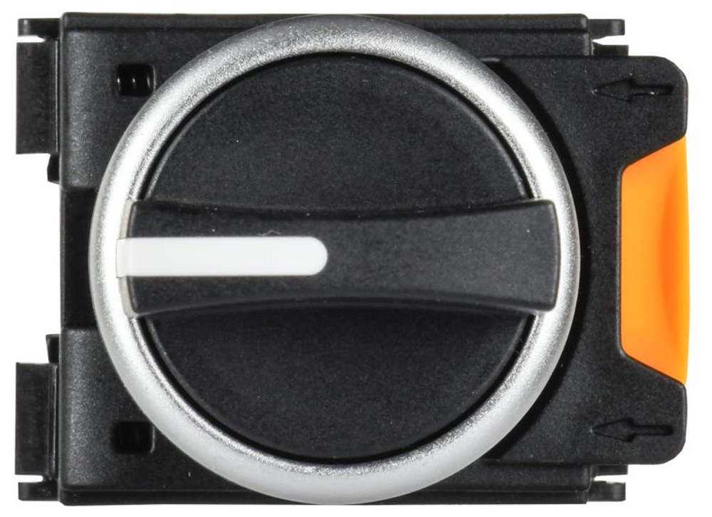 Переключатель 2 полож. 1НО+1НЗ возвратный черн. MASTER IEK MI-SW60-11X22-3-24-2-K02