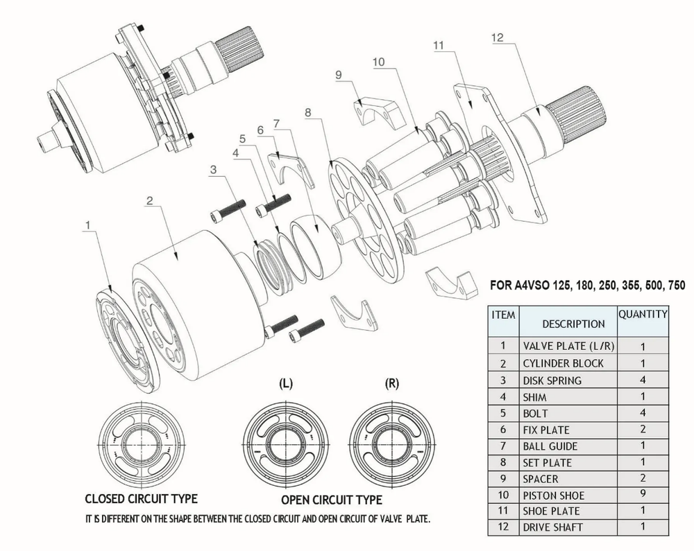 Гидравлический насос  Bosch Rexroth  A4VSO250 LRG