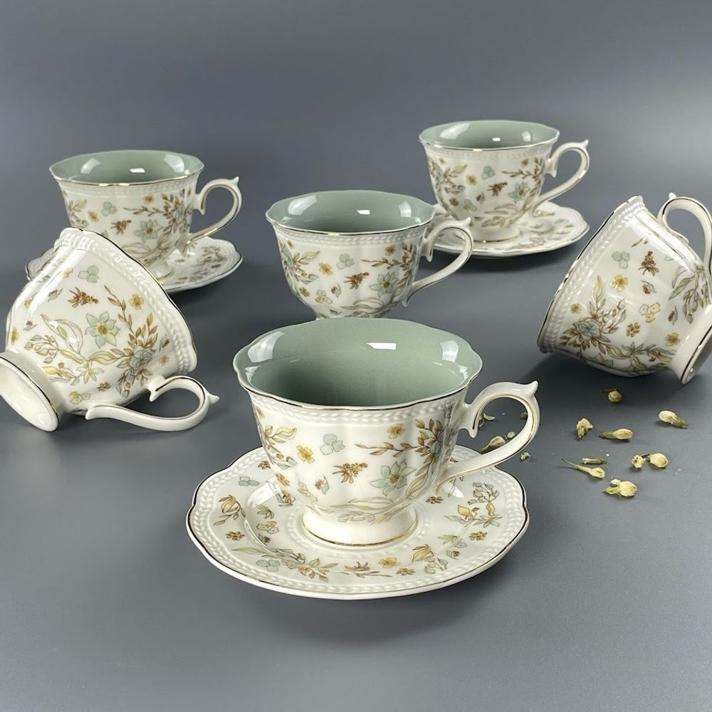 Lenardi 122-110 Чайный набор 12пр. 270мл в под.уп.(х6)Фарфор