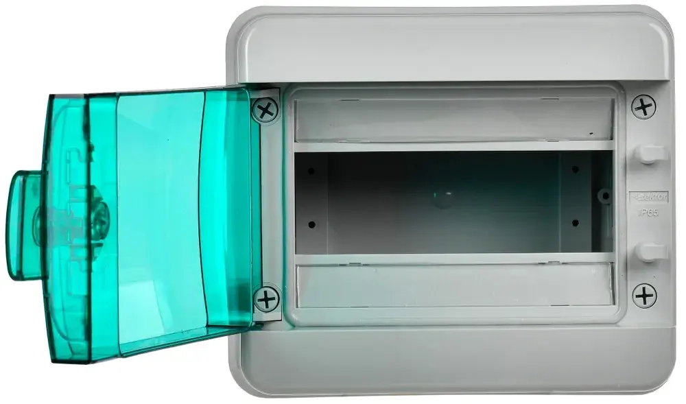 Корпус пластиковый КМПн-8 IP65 зеленая прозрачная дверь TEKFOR IEK