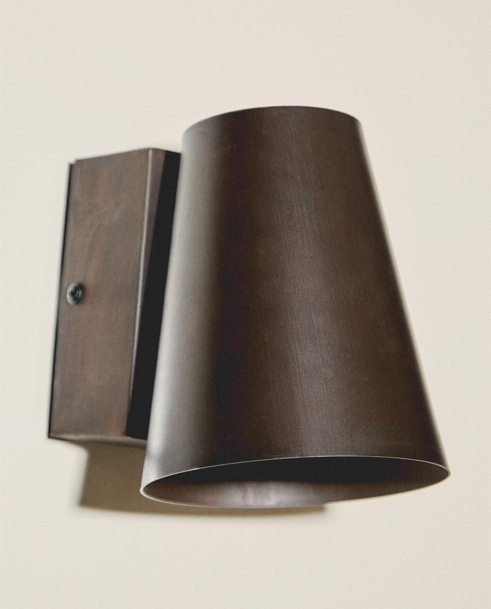 Zara Home Настенный светильник, цвет кирпичный, 12 см