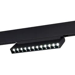 ST372.406.12 Магнитный трековый светильник SMART Черный LED 1*12W 2700K-6500K 1 080Lm Ra90 36° IP20 СКАЙЛАЙН 48V