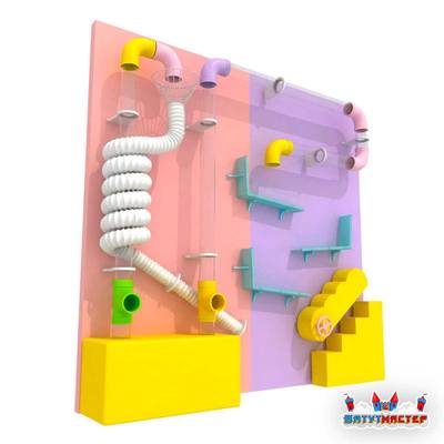 Детская интерактивная игровая стена «Шаропад делюкс», 2,59×0,5×0,5 м